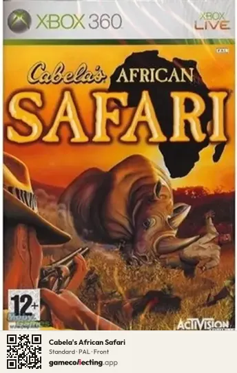 Cabela's African Safari Xbox 360, PAL box front