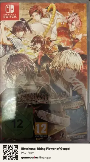 Birushana: Rising Flower of Genpei Nintendo Switch, PAL box front