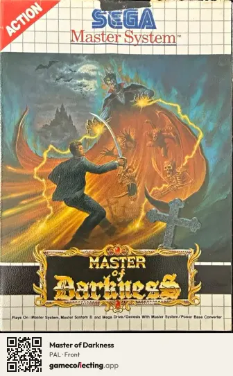 Master of Darkness Sega Master System, PAL box front