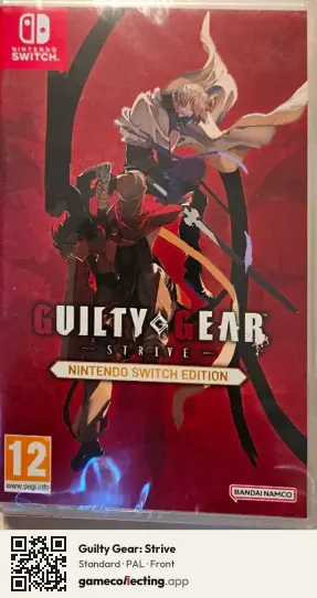 Guilty Gear: Strive Nintendo Switch, PAL box front