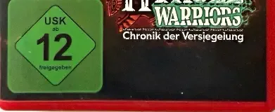 Hyrule Warriors: Age of Imprisonment, the USK square on its front