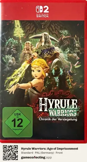 Hyrule Warriors: Age of Imprisonment Nintendo Switch 2, Germany box front