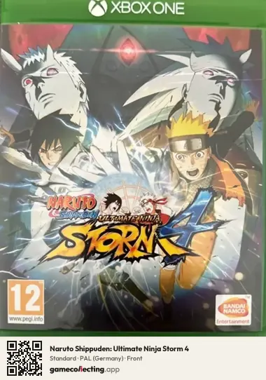 Naruto Shippuden: Ultimate Ninja Storm 4 Xbox One, Germany box front