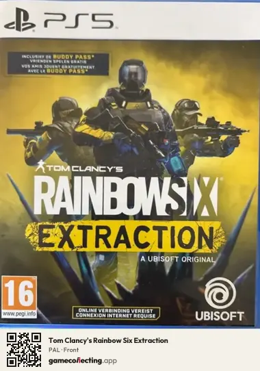 Tom Clancy's Rainbow Six Extraction PlayStation 5, PAL box front