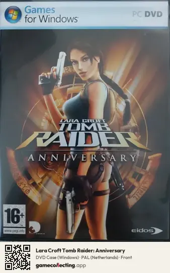 Lara Croft Tomb Raider: Anniversary Computer, Netherlands box front