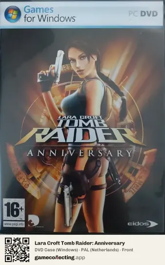 Lara Croft Tomb Raider: Anniversary Computer, Netherlands box front