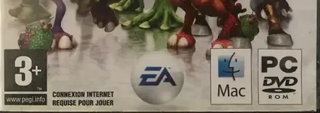 Spore Creature Creator, the PEGI square on its front