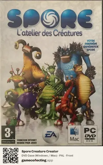 Spore Creature Creator Computer, PAL box front