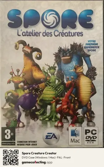 Spore Creature Creator Computer, PAL box front