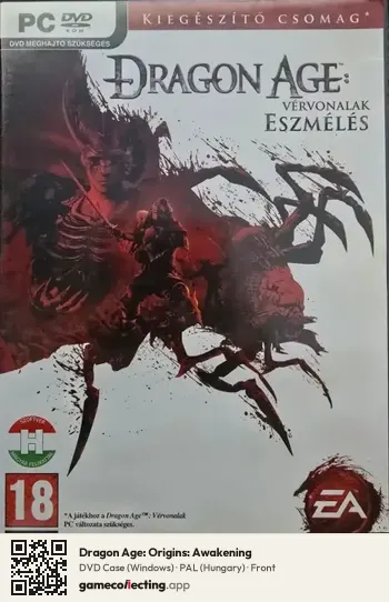 Dragon Age: Origins: Awakening Computer, Hungary box front