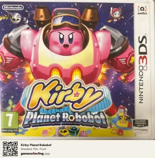Kirby: Planet Robobot Nintendo 3DS, PAL box front