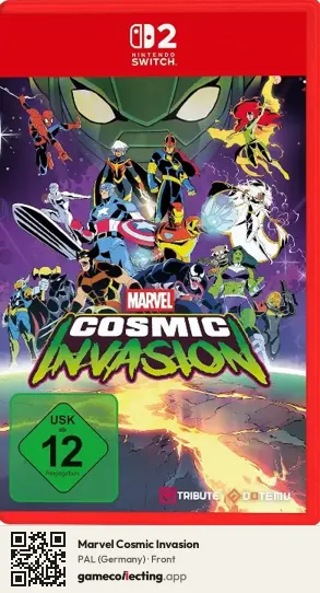 Marvel Cosmic Invasion Nintendo Switch 2, Germany box front