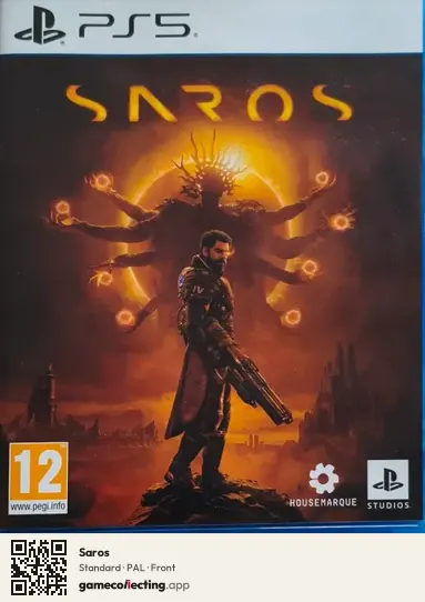 Saros PlayStation 5, PAL box front