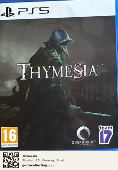 Thymesia PlayStation 5, Germany box front