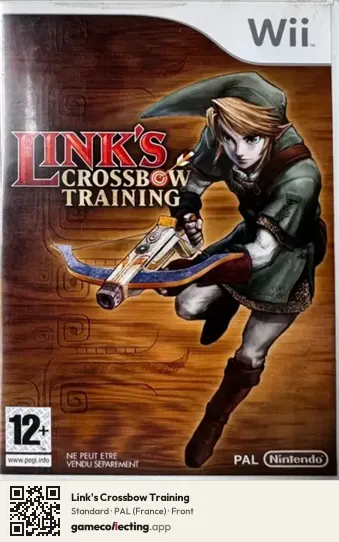 Link's Crossbow Training Nintendo Wii, France box front