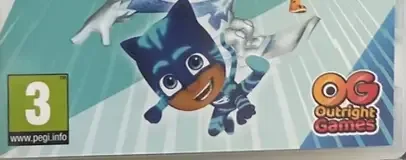 PJ Masks Power Heroes: Mighty Alliance, the PEGI square on its front