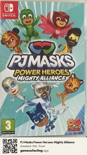 PJ Masks Power Heroes: Mighty Alliance Nintendo Switch, PAL box front