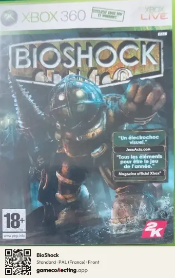 BioShock Xbox 360, France box front