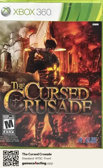 The Cursed Crusade Xbox 360, NTSC box front