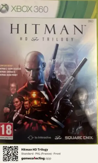 Hitman HD Trilogy Xbox 360, France box front