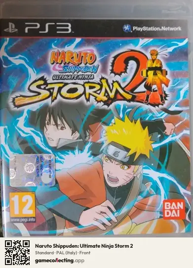 Naruto Shippuden: Ultimate Ninja Storm 2 PlayStation 3, Italy box front
