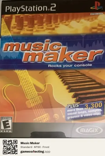 Music Maker PlayStation 2, NTSC box front