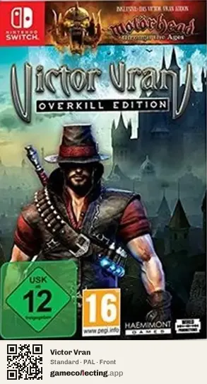Victor Vran Nintendo Switch, PAL box front
