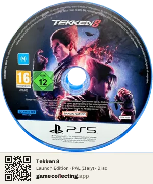 Tekken 8 PlayStation 5, PAL disc