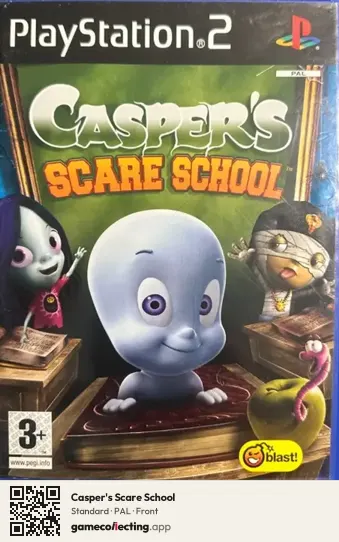 Casper's Scare School PlayStation 2, PAL box front