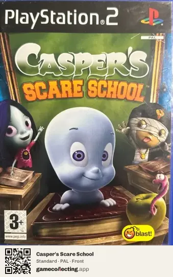 Casper's Scare School PlayStation 2, PAL box front
