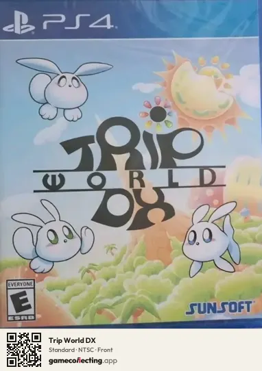 Trip World DX PlayStation 4, NTSC box front