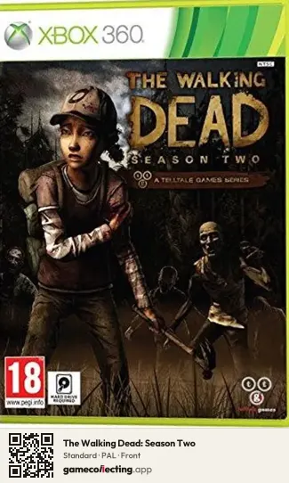 The Walking Dead: Season Two Xbox 360, PAL box front