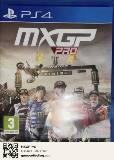 MXGP Pro PlayStation 4, PAL box front