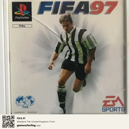 FIFA 97 PlayStation, United Kingdom box front
