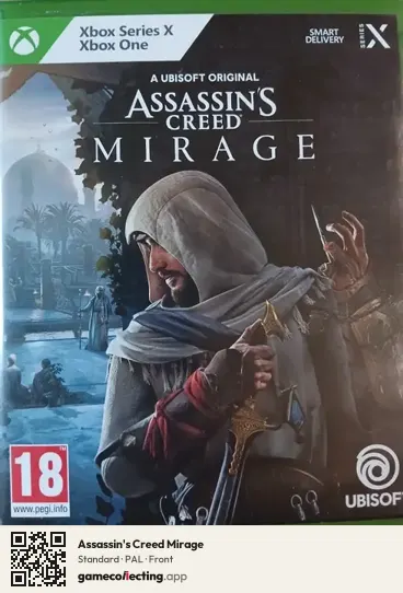 Assassin's Creed Mirage Xbox Series X, PAL box front