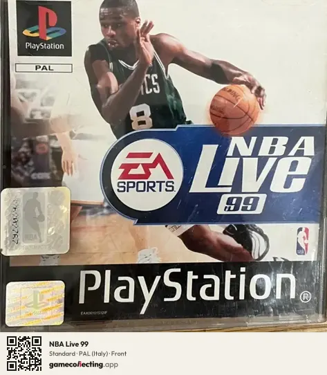 NBA Live 99 PlayStation, Italy box front