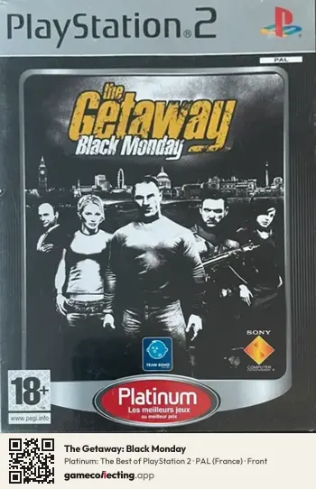 The Getaway: Black Monday PlayStation 2, France box front