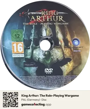 King Arthur: The Role-Playing Wargame Computer, PAL disc