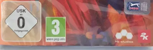 PGA Tour 2K23, the USK square on its front