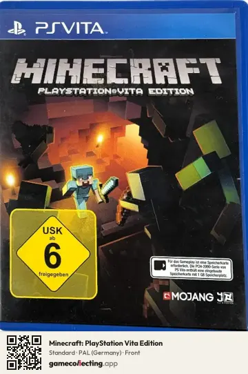 Minecraft: PlayStation Vita Edition PlayStation Vita, Germany box front