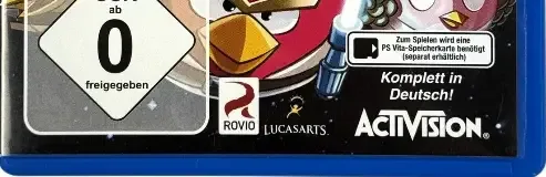 Angry Birds Star Wars, the USK square on its front
