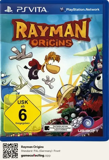 Rayman Origins PlayStation Vita, Germany box front