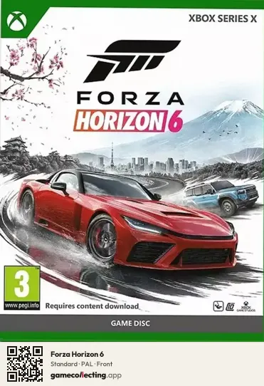 Forza Horizon 6 Xbox Series X, PAL box front