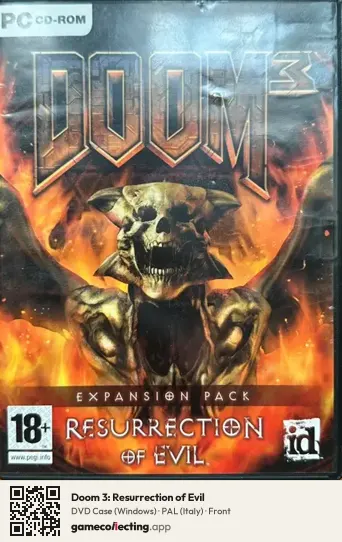 Doom 3: Resurrection of Evil Computer, Italy box front