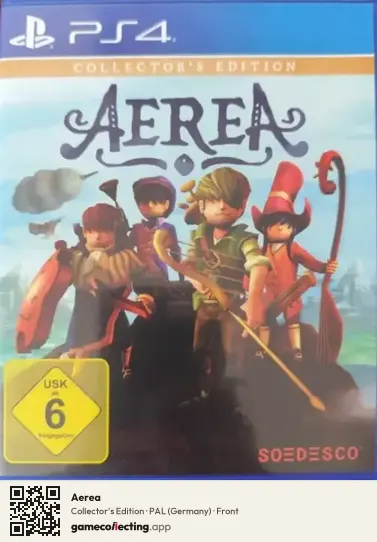 Aerea PlayStation 4, Germany box front
