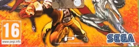 Anarchy Reigns, the PEGI square on its front