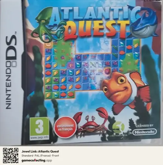 Jewel Link: Atlantic Quest Nintendo DS, France box front