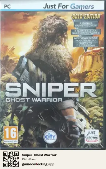 Sniper: Ghost Warrior Computer, PAL box front