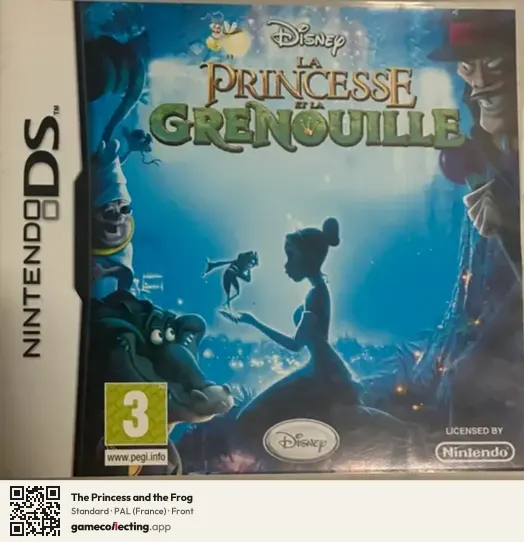 The Princess and the Frog Nintendo DS, France box front