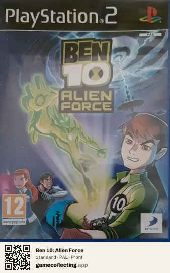 Ben 10: Alien Force PlayStation 2, PAL box front